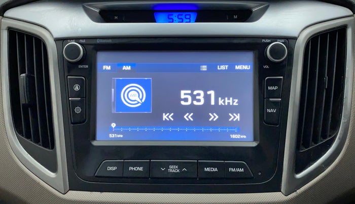 2016 Hyundai Creta SX PLUS 1.6 PETROL, Petrol, Manual, 14,025 km, Infotainment System