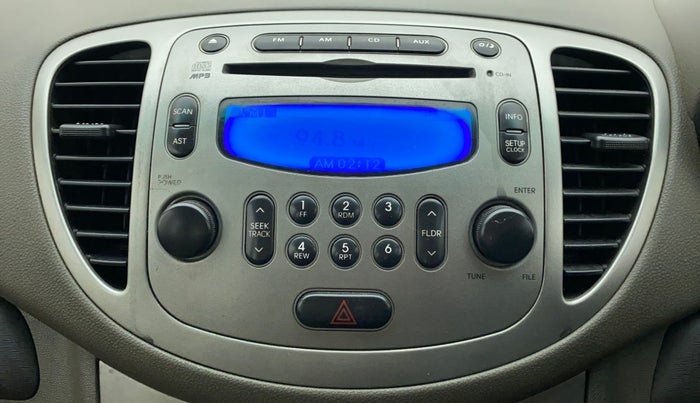 2012 Hyundai i10 SPORTZ 1.2, CNG, Manual, 1,12,460 km, Infotainment System