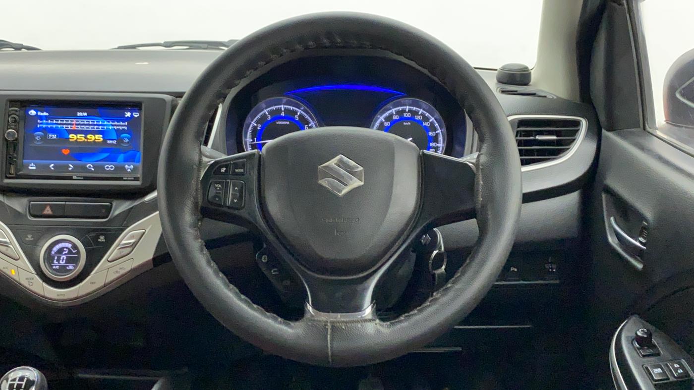2017 Maruti Baleno DELTA PETROL 1.2, Petrol, Manual, 22,091 km, Steering Wheel Close Up