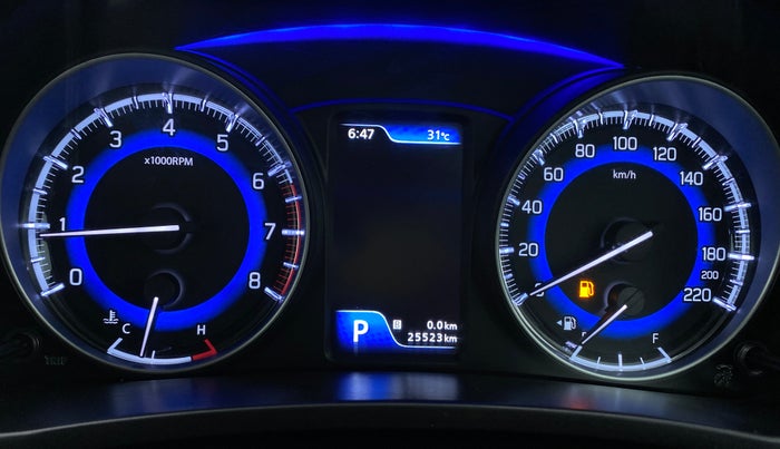 2019 Toyota Glanza V CVT, Petrol, Automatic, 25,560 km, Odometer Image