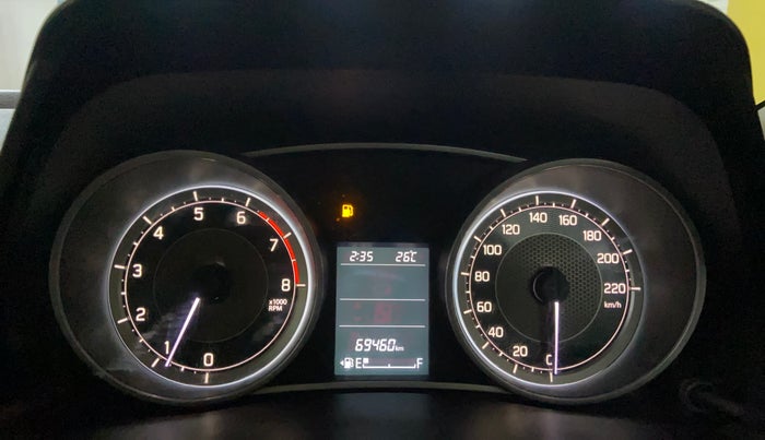 2017 Maruti Dzire ZXI PLUS, Petrol, Manual, 69,433 km, Odometer Image