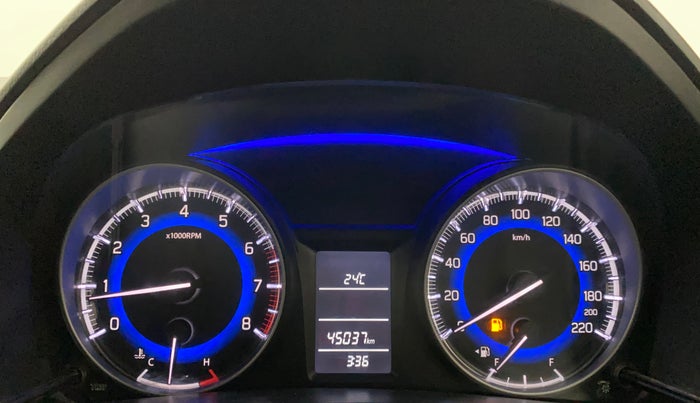 2018 Maruti Baleno DELTA PETROL 1.2, Petrol, Manual, 45,037 km, Odometer Image