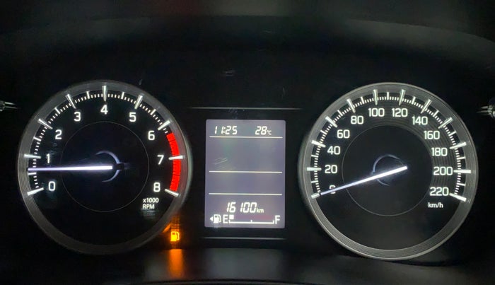 2022 Maruti Baleno DELTA PETROL 1.2, Petrol, Manual, 16,100 km, Odometer Image