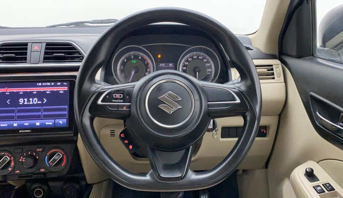 2017 Maruti Dzire VXI AMT, Petrol, Automatic, 31,716 km, Steering Wheel Close Up