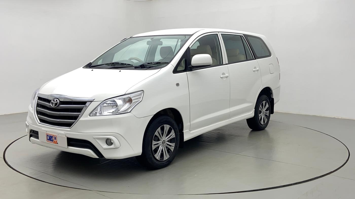 2013 Toyota Innova 2.5 GX 8 STR BS IV, Diesel, Manual, 1,78,065 km, Left Front Diagonal (45- Degree) View