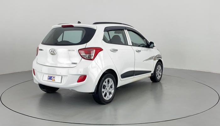 2014 Hyundai Grand i10 SPORTZ 1.1 CRDI, Diesel, Manual, Right Back Diagonal
