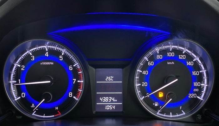 2016 Maruti Baleno DELTA 1.2 K12, Petrol, Manual, 43,897 km, Odometer Image