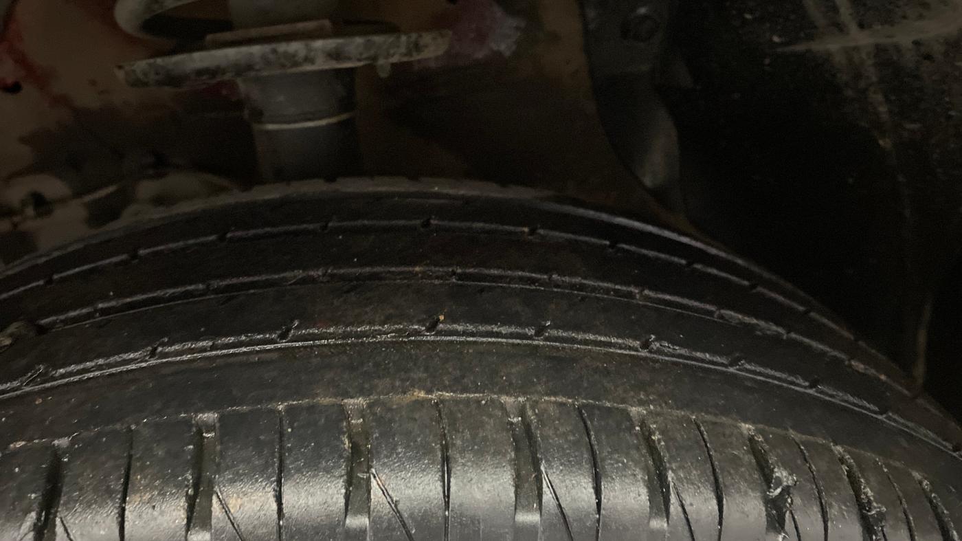 2022 Maruti Vitara Brezza ZXI PLUS, Petrol, Manual, 25,072 km, Left Front Tyre Tread