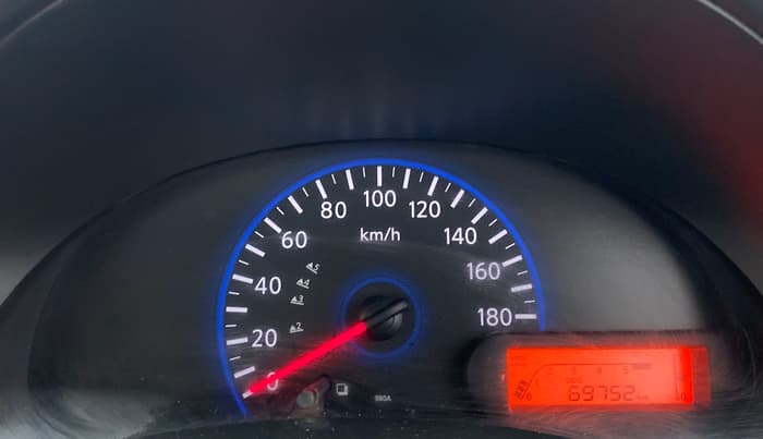 2014 Datsun Go T, Petrol, Manual, 69,751 km, Odometer Image