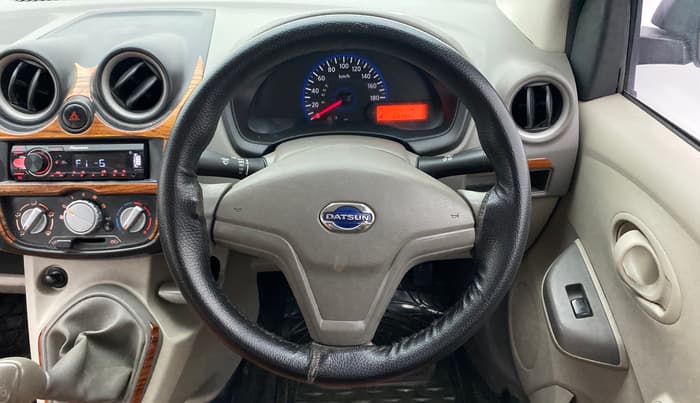 2014 Datsun Go T, Petrol, Manual, 69,751 km, Steering Wheel Close Up