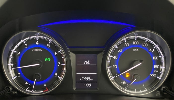 2017 Maruti Baleno DELTA 1.2 K12, Petrol, Manual, 17,481 km, Odometer Image