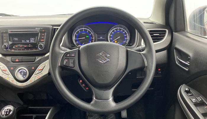 2017 Maruti Baleno DELTA 1.2 K12, Petrol, Manual, 17,481 km, Steering Wheel Close Up