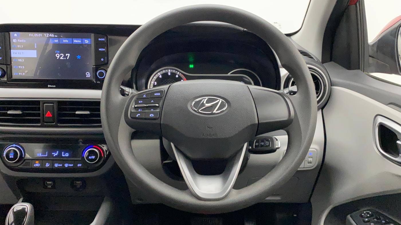 2020 Hyundai GRAND I10 NIOS SPORTZ AMT 1.2 KAPPA VTVT, Petrol, Automatic, 26,234 km, Steering Wheel Close Up