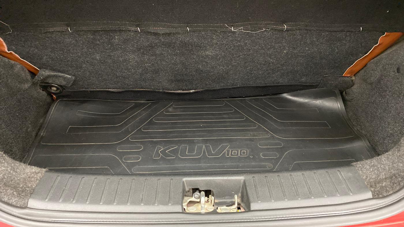2016 Mahindra Kuv100 K8 D 6 STR, Diesel, Manual, 46,961 km, Boot Inside