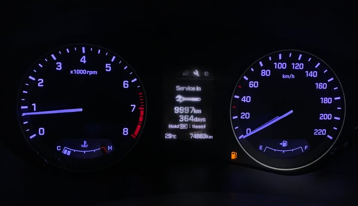 2014 Hyundai Elite i20 ASTA 1.2, Petrol, Manual, 74,879 km, Odometer Image
