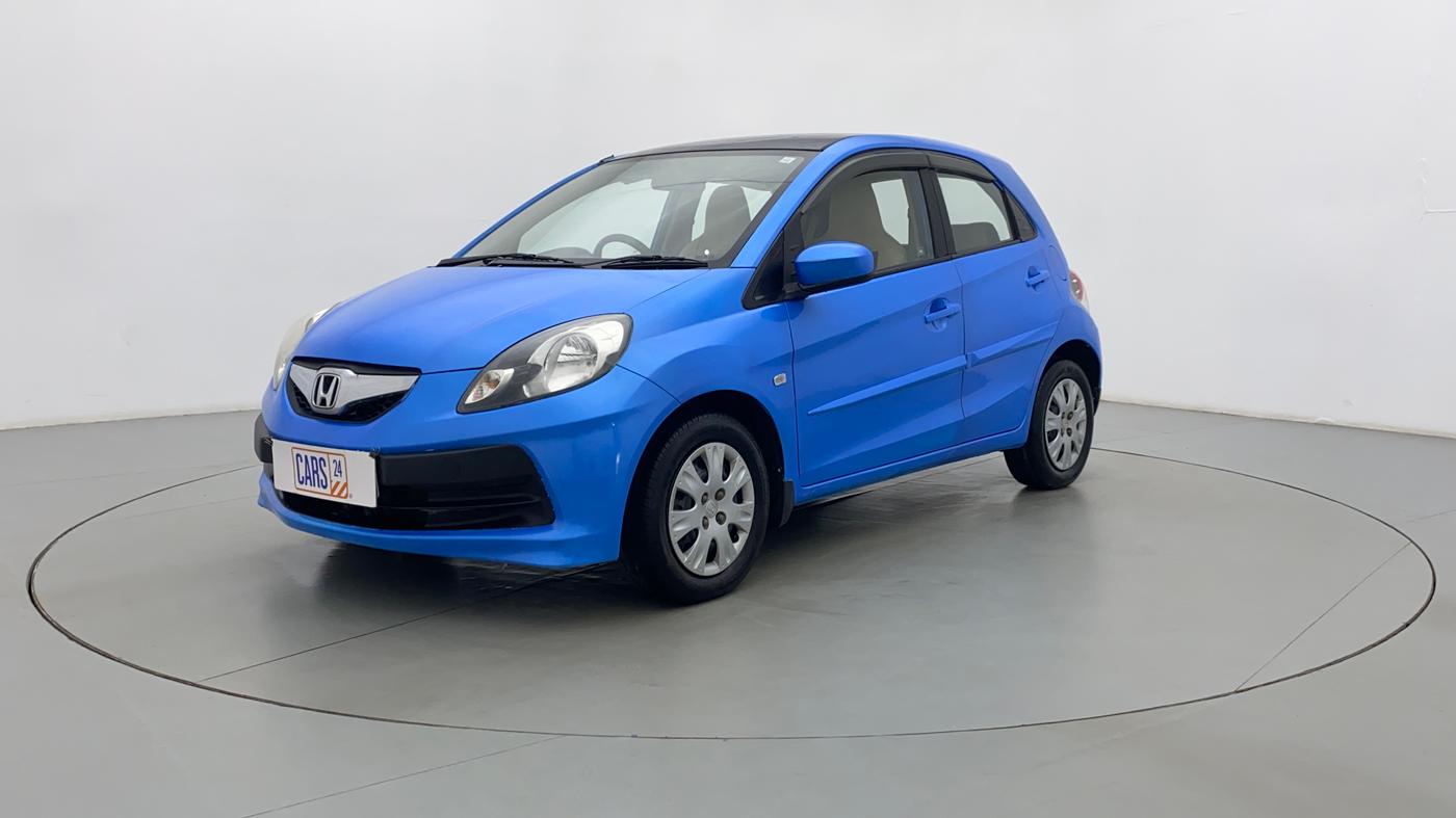2013 Honda Brio 1.2 S MT I VTEC, Petrol, Manual, 1,07,488 km, Left Front Diagonal (45- Degree) View