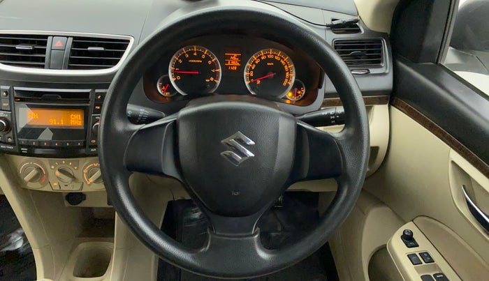 2015 Maruti Swift Dzire VXI, Petrol, Manual, 62,035 km, Steering Wheel Close Up