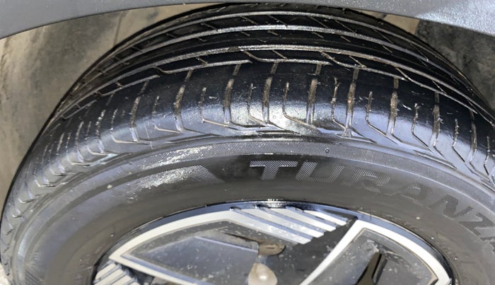 2024 Tata NEXON CREATIVE+ SUNROOF AMT 1.2 PETROL, CNG, Automatic, 36,991 km, Left Front Tyre Tread