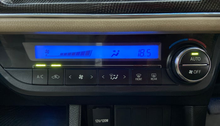 2014 Toyota Corolla Altis VL AT, Petrol, Automatic, 58,570 km, Automatic Climate Control