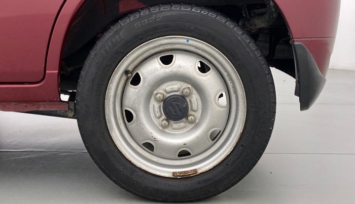 2013 Maruti Alto K10 LXI P, Petrol, Manual, 38,725 km, Left Rear Wheel