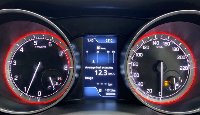 2021 Maruti Swift ZXI+, Petrol, Manual, 7,633 km, Odometer Image