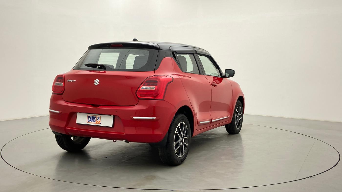 2021 Maruti Swift ZXI+, Petrol, Manual, 7,633 km, Right Back Diagonal