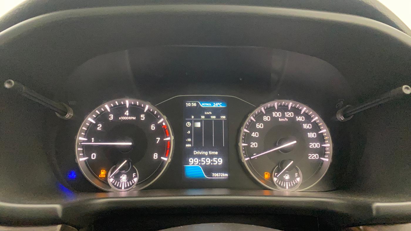 2023 Maruti BREZZA ZXI S-CNG, CNG, Manual, 70,705 km, Odometer Image
