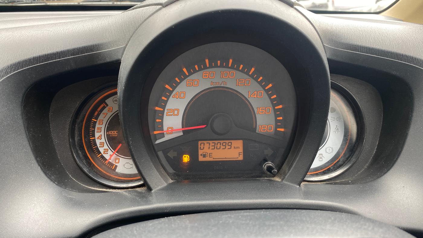 2014 Honda Brio S MT, Petrol, Manual, 73,099 km, Odometer Image