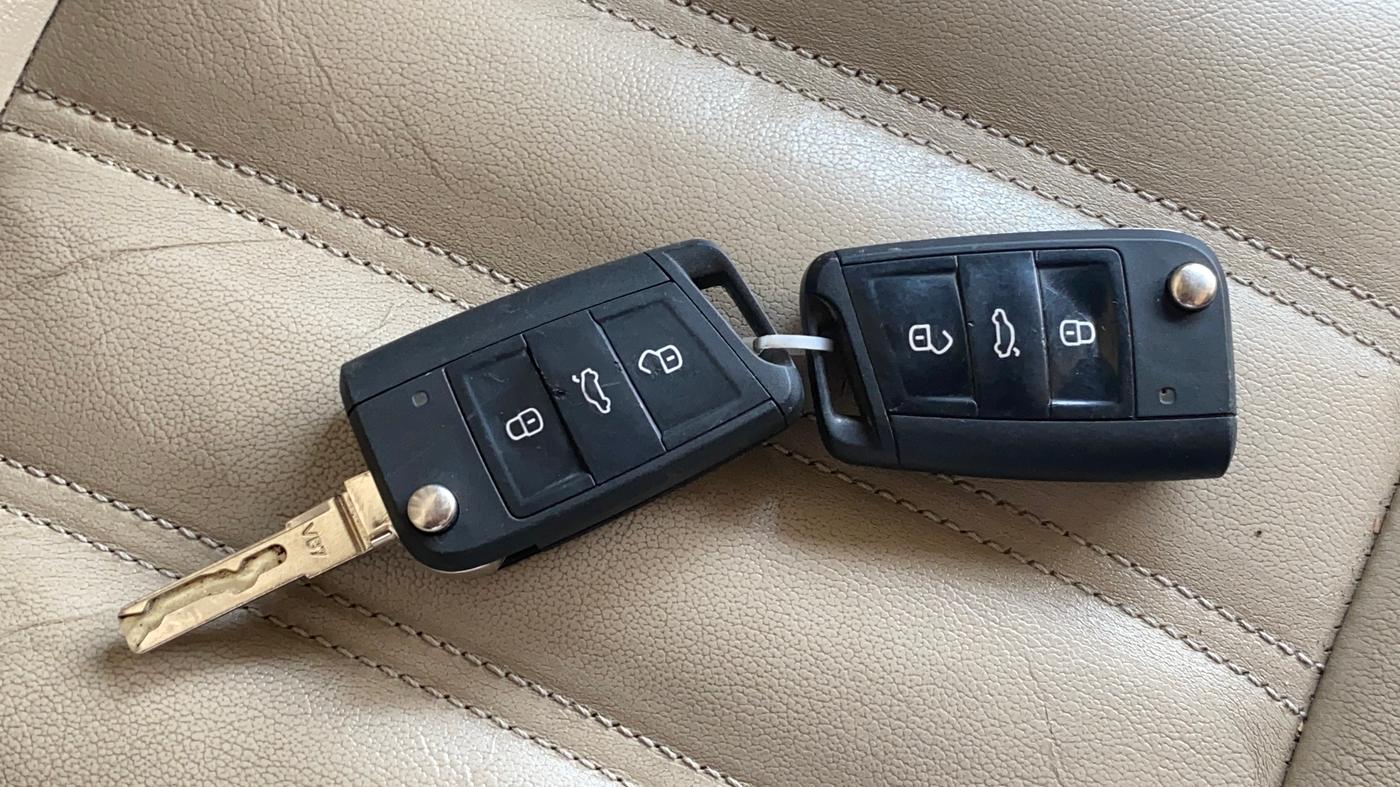 2018 Skoda Octavia 2.0 TDI L&K AT, Diesel, Automatic, 1,47,932 km, Key Close Up