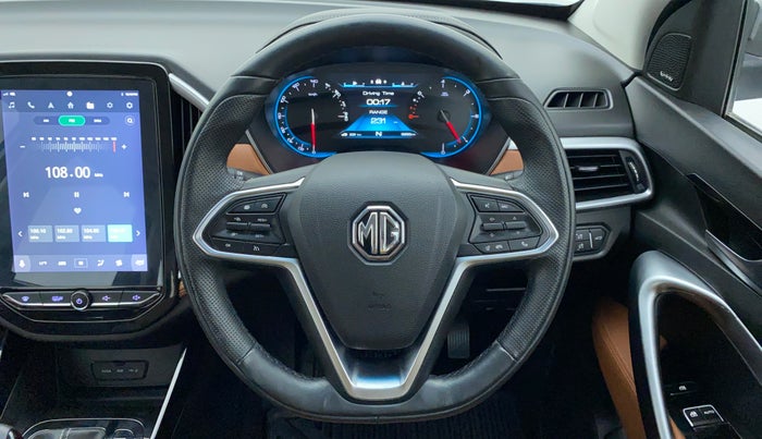 2020 MG HECTOR PLUS SHARP DCT, Petrol, Automatic, 6,012 km, Steering Wheel Close Up