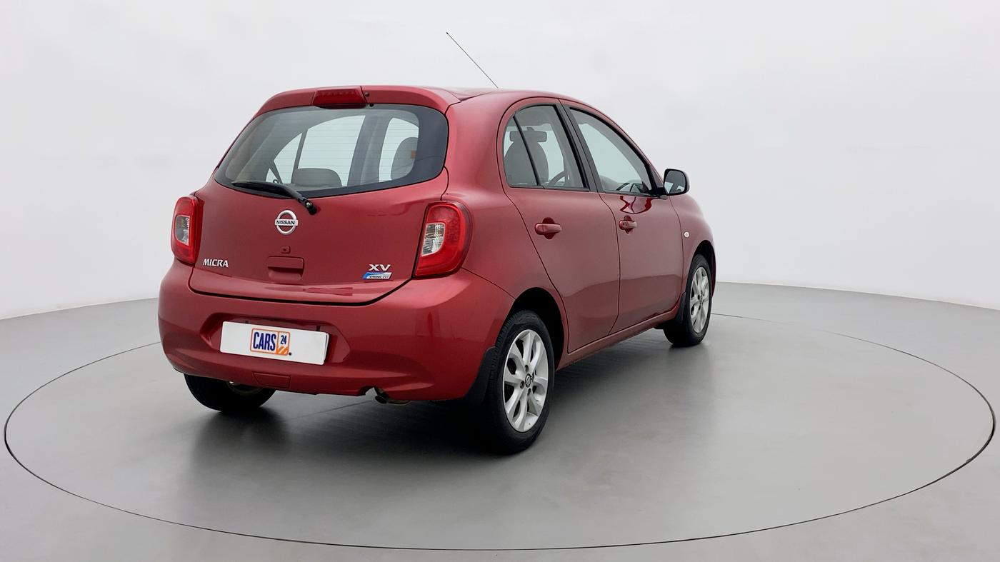 2014 Nissan Micra XV CVT, Petrol, Automatic, 35,840 km, Right Back Diagonal