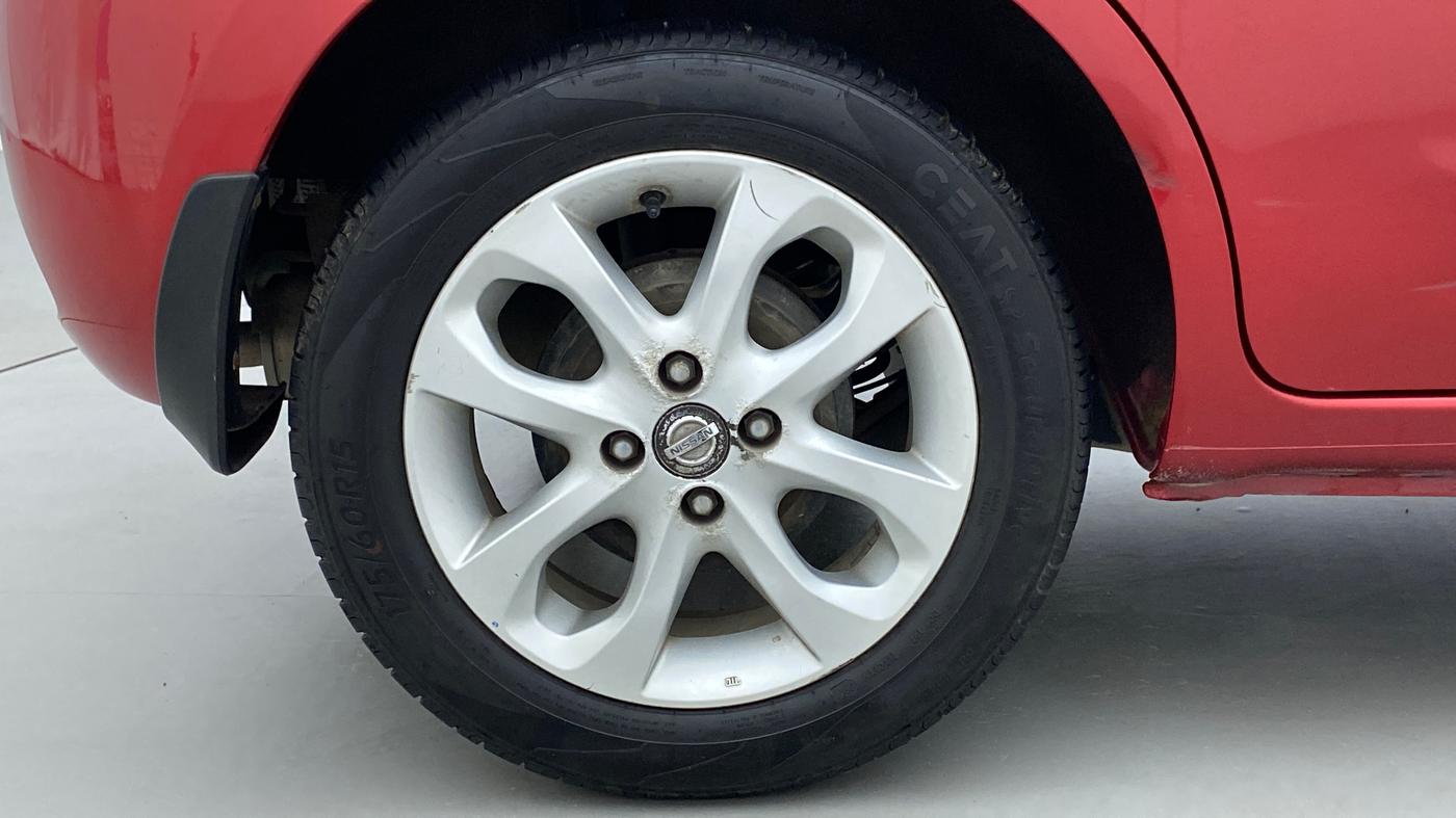 2014 Nissan Micra XV CVT, Petrol, Automatic, 35,840 km, Right Rear Wheel