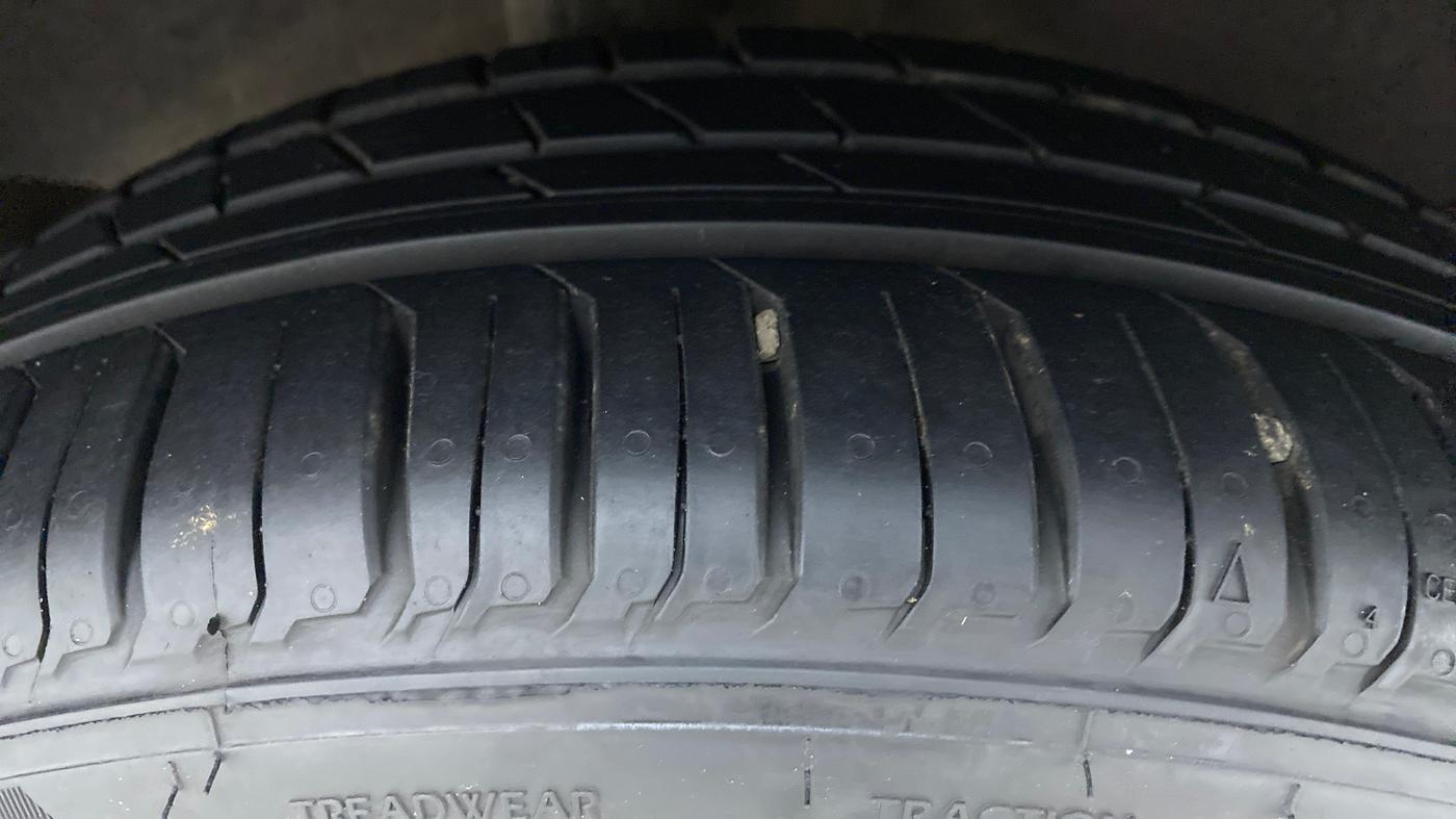 2014 Nissan Micra XV CVT, Petrol, Automatic, 35,840 km, Right Rear Tyre Tread