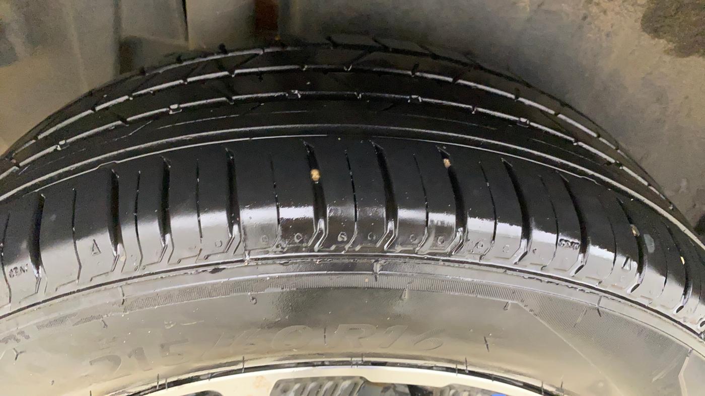 2021 Maruti Vitara Brezza ZXI PLUS, Petrol, Manual, 1,23,033 km, Right Rear Tyre Tread
