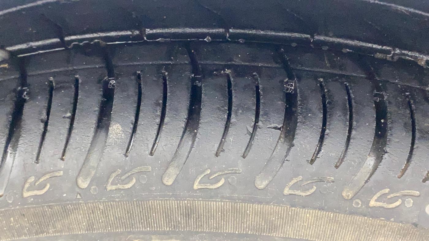 2023 Tata TIGOR XZ CNG, CNG, Manual, 40,968 km, Left Rear Tyre Tread