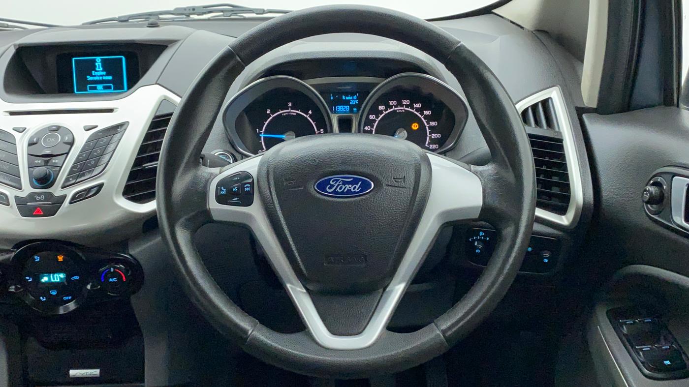 2016 Ford Ecosport TITANIUM+ 1.5L DIESEL, Diesel, Manual, 1,13,937 km, Steering Wheel Close Up