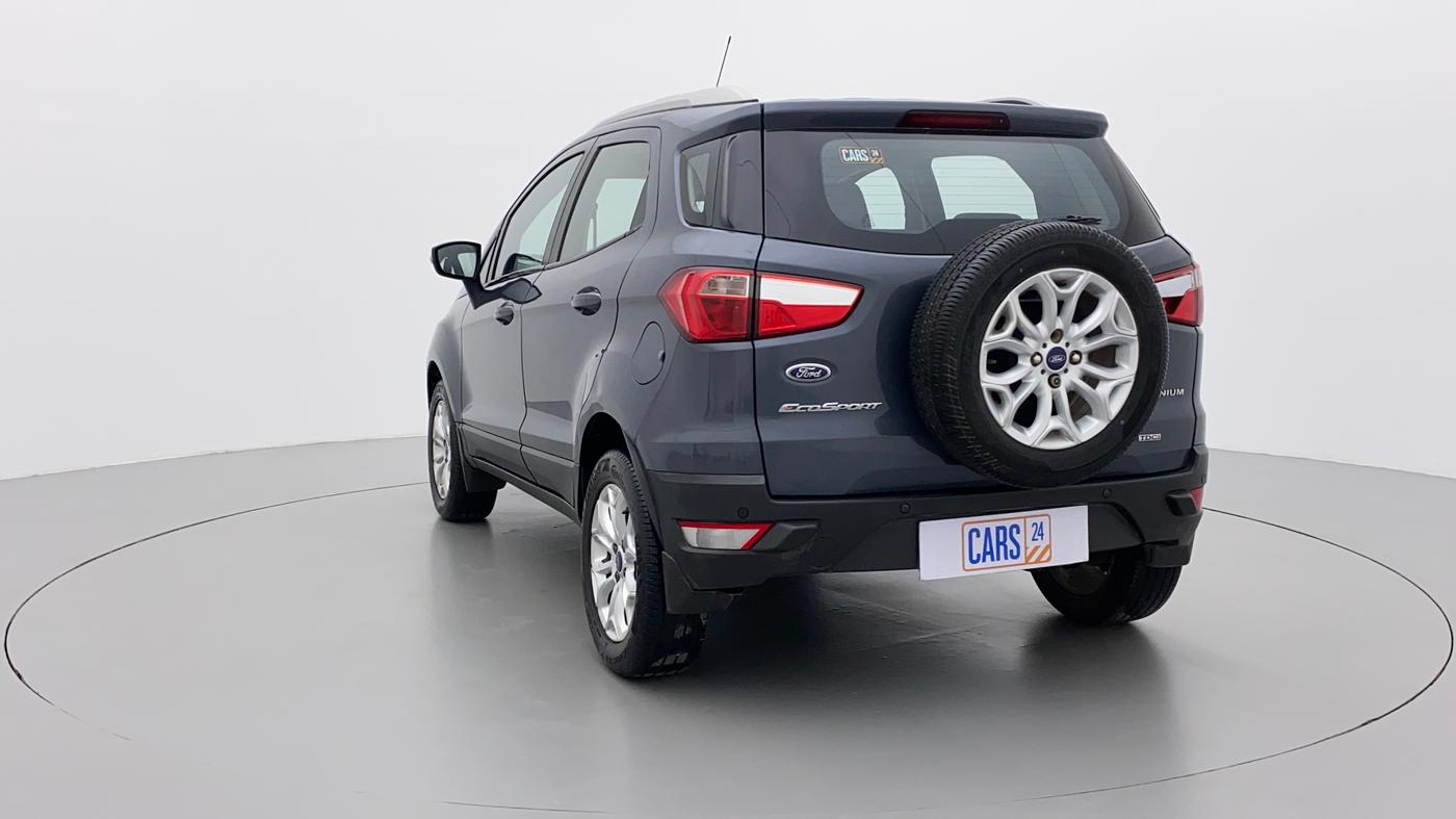 2016 Ford Ecosport TITANIUM+ 1.5L DIESEL, Diesel, Manual, 1,13,937 km, Left Back Diagonal