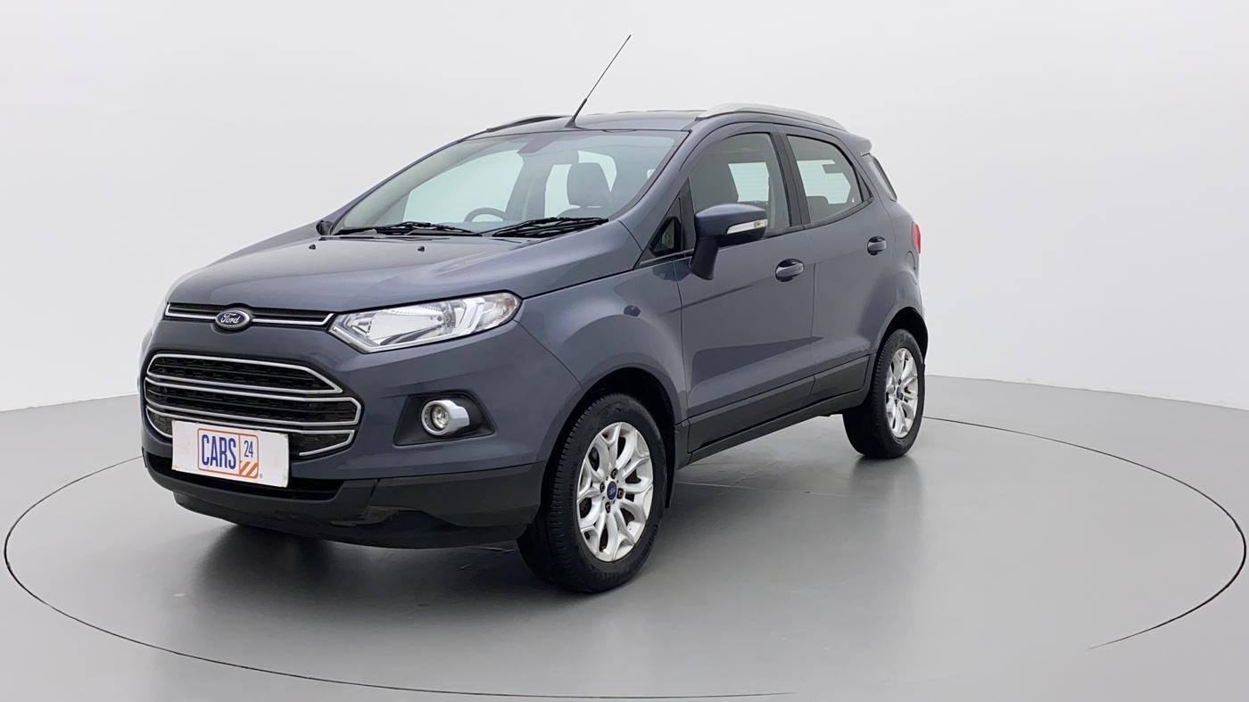 2016 Ford Ecosport TITANIUM+ 1.5L DIESEL, Diesel, Manual, 1,13,937 km, Left Front Diagonal