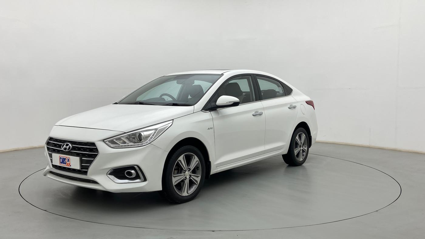 2018 Hyundai Verna 1.6 CRDI SX + AT, Diesel, Automatic, 90,944 km, Left Front Diagonal