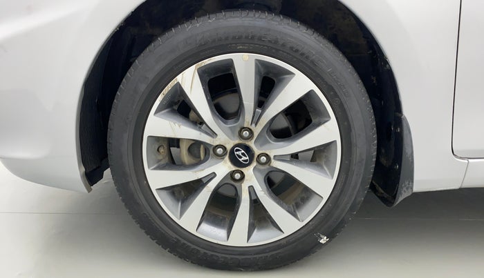 2014 Hyundai Verna FLUIDIC 1.6 VTVT SX AT, Petrol, Automatic, 42,047 km, Left Front Wheel