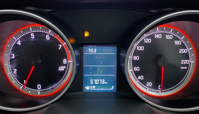 2020 Maruti Swift VXI, Petrol, Manual, 57,349 km, Odometer Image