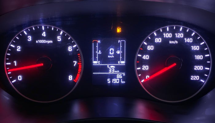 2019 Hyundai Elite i20 SPORTZ PLUS 1.2, Petrol, Manual, 52,314 km, Odometer Image