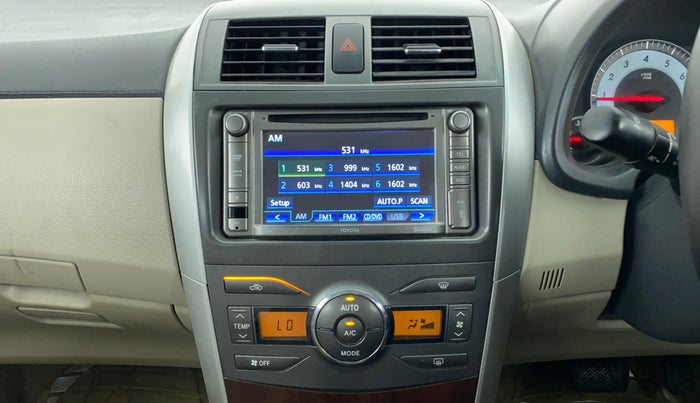 2012 Toyota Corolla Altis G AT, Petrol, Automatic, 91,323 km, Air Conditioner