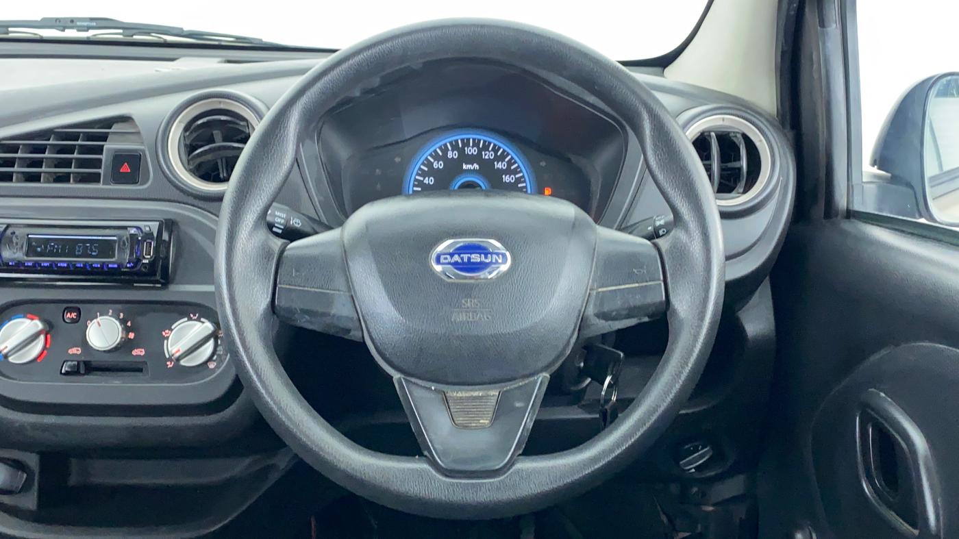 2019 Datsun Redi Go A, Petrol, Manual, 17,671 km, Steering Wheel Close Up