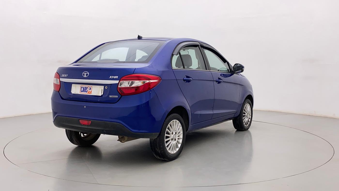 2015 Tata Zest XMA F-TRONIC DIESEL, Diesel, Automatic, 1,16,242 km, Right Back Diagonal