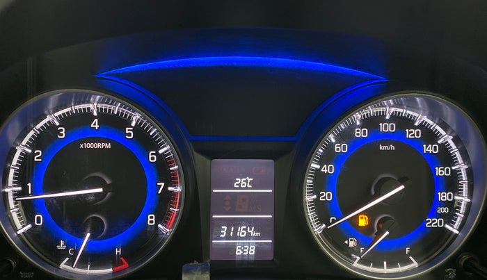 2016 Maruti Baleno DELTA 1.2 K12, Petrol, Manual, 31,204 km, Odometer Image