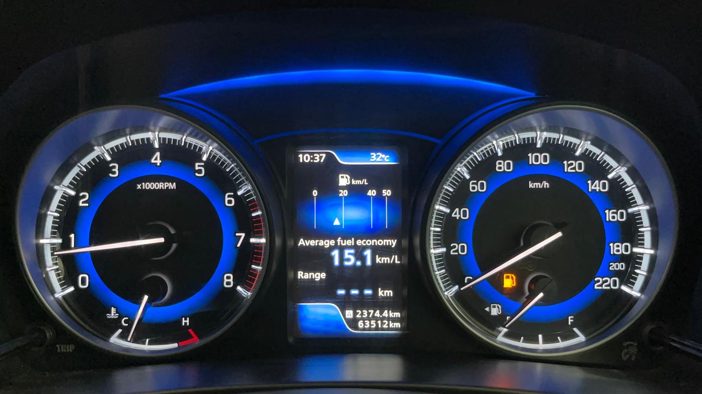 2020 Toyota Glanza V, Petrol, Manual, 63,580 km, Odometer Image