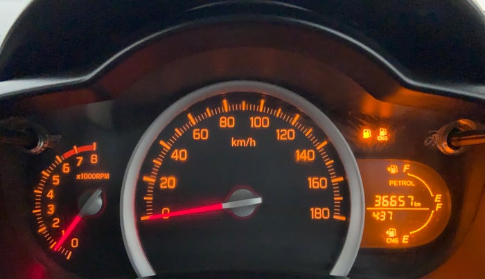 2018 Maruti Celerio VXI CNG OPT, CNG, Manual, 36,703 km, Odometer Image