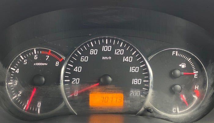 2009 Maruti Swift Dzire VXI 1.3, Petrol, Manual, 70,353 km, Odometer Image