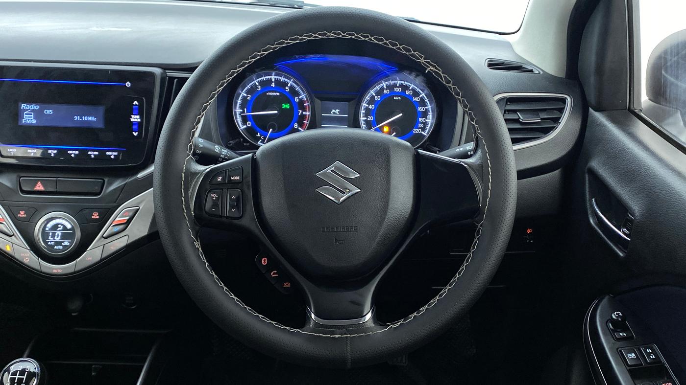 2019 Maruti Baleno DELTA PETROL 1.2, Petrol, Manual, 14,983 km, Steering Wheel Close Up